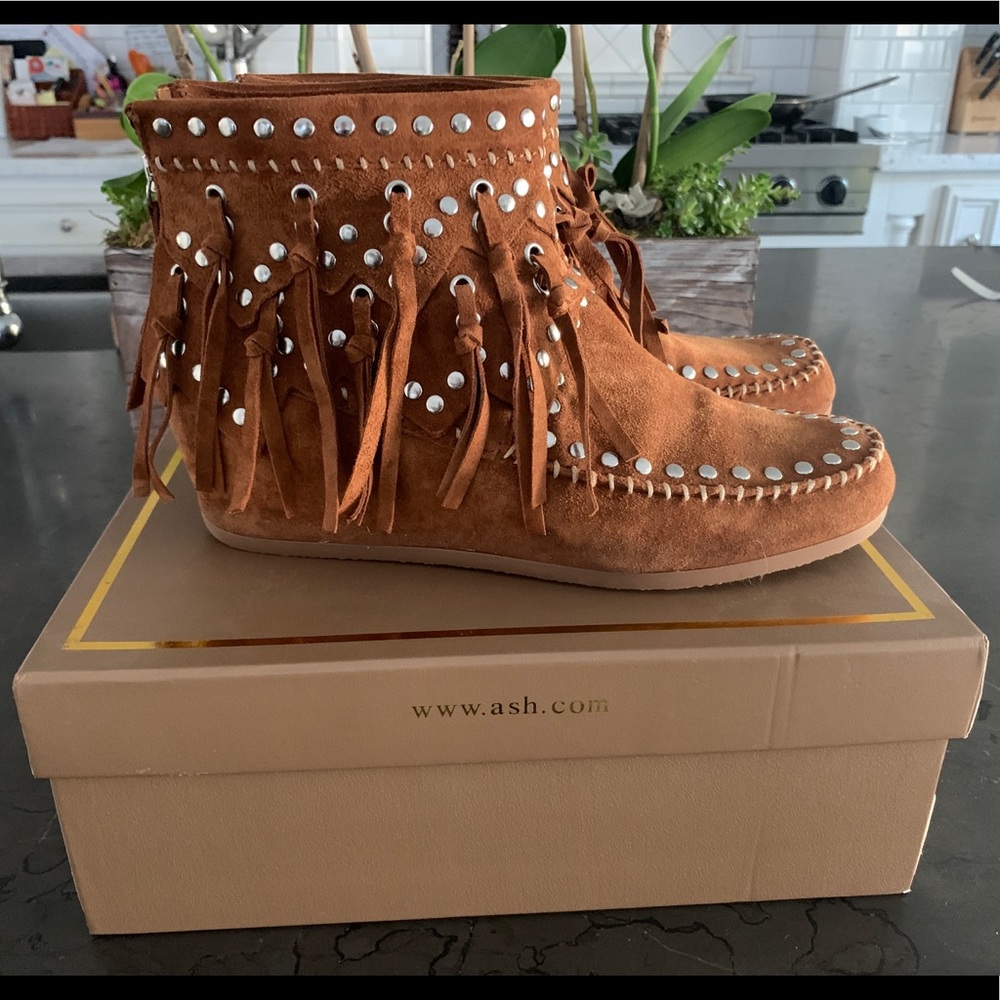 Ash Suede Booties